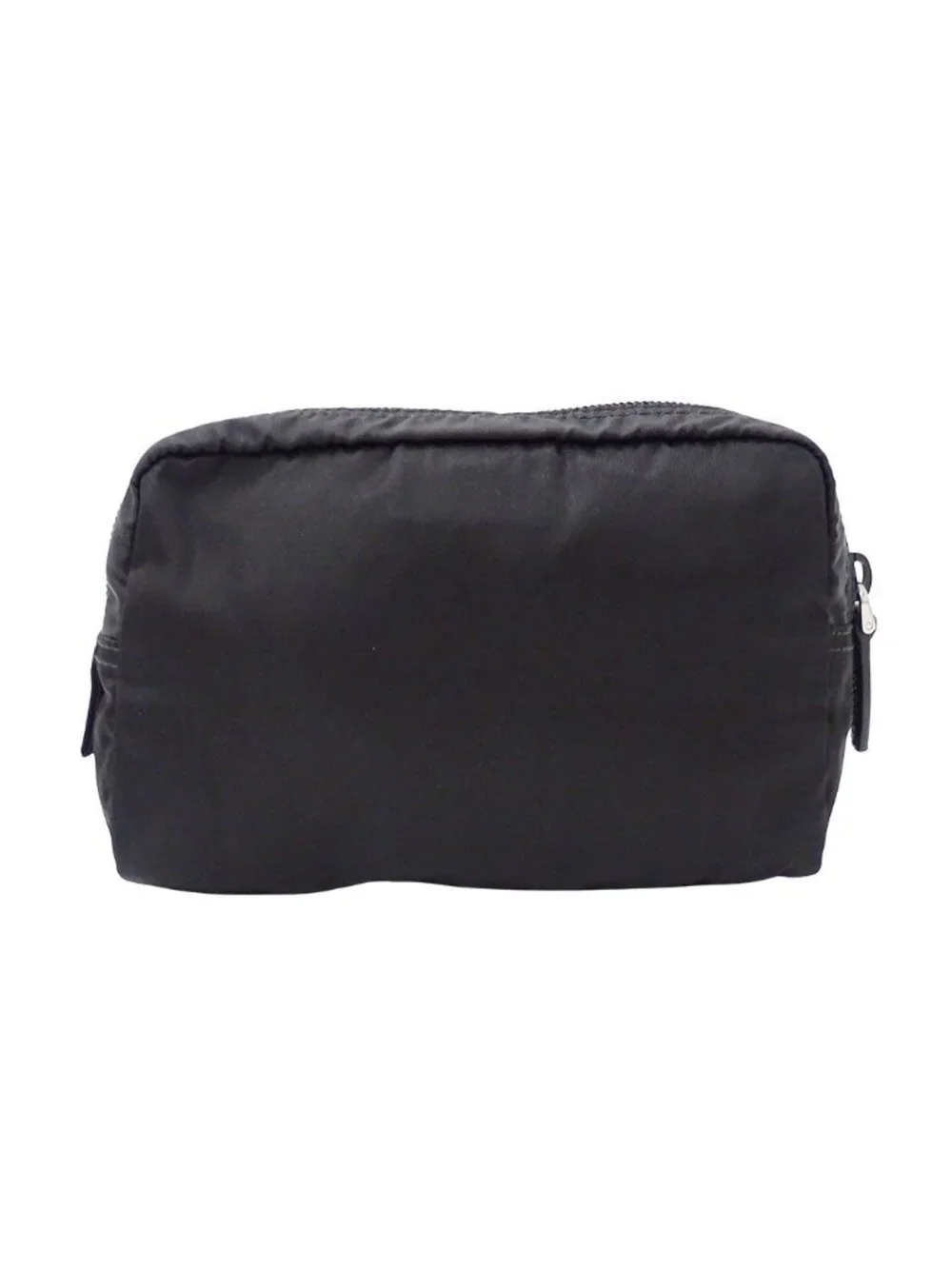 Prada Pouch Nylon Black Makeup Case Simple Daily